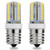 E17 Intermediate Base LED Bulb, 120V AC, Daylight White 6000K, 3 Watt, 25W Microwave Oven Replacement Bulbs, Freezer, Appliance(E17) Light Bulb, 2-Pack