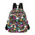 ALAZA Mini Backpack Purse for Women Lightweight Girls Small Size Rainbow Hearts Doodle School Teens College Traveling