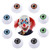 FOMIYES Halloween Scary Eyes Eyeballs 8Pcs Plastic Hollow Eyeball Props for Halloween Party Art Dolls Sculptures Props Costume Supplies