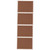 STOBOK 4 Pcs Black Cork Board Classroom Bulletin Board Cork Bulletin Board Frame Hanging Board Cork Notice Board Hanging Bulletin Board Bulletin Boards Household Wooden Thumbtack Board