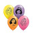 Qualatex 5" Disney Princess Faces 2 Assortment Latex Balloons, 5", Multicolor