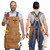 Lumil Waxed Canvas Woodworking Apron, Woodworking Apron for Men, 22oz with 9 Pockets & Cross Back Straps, Work Carpenter Shop Aprons for Men and Women, BBQ, Cooking, and Workshop, Mechanic (Khaki)