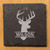 Deer Personalized Custom Coasters - Square Slate - set of 4