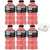 Powerade Strawberry Lemonade, 28oz Bottles, (Pack of 6) with Bay Area Marketplace Napkins
