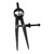 6 Inch Adjustable Lockable Steel Divider Wing Leather Compass Professional Metal Compass for Drafting Compass Tool for Leather Work, Woodworking