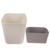 IMIKEYA 2pcs Garbage Storage Bin Home Wastebasket Trashcans Container Kitchen Waste Basket Home Garbage Can Kitchen Waste Bin Jelly Scraper Trash Bin Litter Pail Household Trash Can