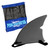 Fin Fun Shark Fin with Included Travel Bag - Adjustable Shark Costume for Swimming - Lightweight Snorkel or Pool Toy for Kids & Adults - (Gray)
