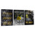 Modern Motivational Success Quotes Wall Art Canvas Art 3 Piece Black Wall Art Inspiring Entrepreneur Hustle Poster Prints Wall Decor Office Wall Decorations Framed Posters for Office(36''Wx 16''H)