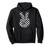 Checkered Peace Hand Sign Checkerboard Car Racing Pullover Hoodie