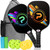 PELARD Pickleball Paddles Set of 2, USAPA Approved Fiberglass Surface Pickleball Rackets, Durable & Lightweight Pickleball Rackets Set with 4 Pickleball Balls, 2 Cooling Towels & Pickleball Bag