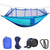 Camping Hammock with Mosquito Net Uplayteck Portable Double/Single Travel Hammock Insect Netting 210D Nylon Hammock Swing for Backyard Garden Camping Backpacking Survival Travel (Blue)
