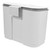Cabilock Trash Can with Lid Bins Trashcan Household Hanging Waste Can Home Trash Can Hanging Garbage Container Kitchen Garbage Container Wall Hanging Slider Banana White Trash Rack