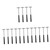 TEHAUX 16 Pcs Multifunctional Small Hammer Multipurpose Tool Mallet Hammer Mutitool Soft Hammer Mallet Non Marring Hammer Mini Multi-tool Mini Hammer Multitool Steel Metal Baby Window