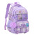 WYCY School Backpacks for Girls Kawaii Backpack Large Capacity Kids School Bag for Girls 6-12 Years Old (plaid purple)