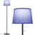 Floor Lamp for Living Room, Modern Standing Lamps with TC Shade, Simple Design Pole Lamps Tall Floor Lamp for Bedroom, Living Room, Office, Reading, Blue Shade, E26 Base, Bulb not Included