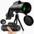 TKPARK 12x50 Monocular Telescope with Smartphone Adapter, BAK4 Prism FMC High Definition Monocular with Clear Low Light Vision for Wildlife Hunting Camping Travelling Hiking