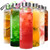GoldArea Glass Water Bottles - 6 Packs 18oz Glass Bottles with Lids for Juice, Juice Cleanses, and Reusable Juicing Bottles?Wide Mouth Liquid Storage Containers for Refrigerator