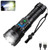 Siuyiu Flashlights High Lumens Tactical, Rechargeable Flashlight, 200000 Lumens Super Bright Flash Light, IPX45 Waterproof, 5 Modes Flash Lights for Camping, Emergency, Outdoor, Home