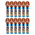 Pop Ups! Football Lollipop Holder - 12 Chupa Chups Lollipops with Cases - Individually Wrapped Candy Party Favors - Football Candy - Bulk Set of 12