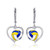 PELOVNY Volleyball Earrings S925 Sterling Silver Volleyball Sport Jewelry Gift for Women Girls