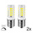 Ceramic E17 LED Bulb for Microwave Oven Appliance, 40W Halogen Bulb Equivalent, Daylight White 6000K, Pack of 2