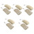 Cabilock 10 Pcs Loofah Dishcloth Exfoliating Body Scrubber Kitchen Cleaning Brush Dish Washing Kitchen Dish Loofah Mitt Dish Scrub Brush Shower Kitchen Scrubbers for Dishes Sponge Pan