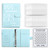 100 Envelopes Money Saving Challenge Binder A5 Budget Binder with Cash Envelopes Savings Challenges Book to Save $5,050 Budget Book Planner for Budgeting Money Saving, Blue