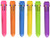 Christmas Gift | Dazzling Toys Plastic Neon Mini Shuttle Pens Pack of 24 - Pen Measures: 3 4"