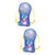 Milisten 2 Sets Badminton Racket Kids Badminton Kit Badminton for Kids Badminton Net for Garden Kids Suits Kids Shuttlecocks Racket Kids Kits Badminton Rackets for Kids Child Outdoor Play