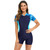 Rash Guard for Women Short Sleeve Swimsuits Zip Up Rashguard Shirts Boyleg Surf Board Shorts One Piece UV Sun Protection Swimwear Surfing Athletic Padded Bathing Suit UPF 50 Beachwear Blue Aqua XL Rash Guard for Women Short Sleeve Swimsuits Zip Up Rashguard Shirts Boyleg Surf Board Shorts One Piece UV Sun Protection Swimwear Surfing Athletic Padded Bathing Suit UPF 50 Beachwear Blue Aqua XL