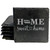 Nebraska Home Sweet Home Coasters - Square Slate - set of 5