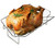 BONPAZ Turkey Roasting Rack, Green Egg BBQ Rib Rack - Stainless Dual-Purpose Rib Racks for Smoking, V-Shaped Turkey Racks for Roasting Pan, Ideal for Big Green Egg, Kamado Joe, Char-Griller Akorn etc