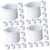 Alipis 32 Pcs 50ml Silicone Measuring Cup Resin Mold Epoxy Resin Measuring Cup Paint Tools Silicone Mixing Cups Paint Measuring Cup Resin Kit With Scale Measuring Bowl White