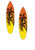 Surfboard Palm Trees (Sunset) Vinyl Waterproof Sticker Decal Car Laptop Wall Window Bumper