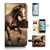 ( For iPhone 7 ) Flip Wallet Case Cover & Screen Protector Bundle! A8363 Horse
