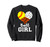 Ball Girl Funny Softball Volleyball Basketball Girl Sweatshirt