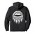 Checkered Black White Lip Cute Checkerboard Pullover Hoodie