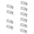 ERINGOGO 10 Pcs Drum Ear Flute Plugs Drum Claw Ear Drum Connector Snare Weight Snare Drum Lug Drum Mutes Double End Drum Lugs Single End Drum Lugs Drum Lug Locks Floor Tom Set Drum Kit Iron