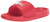 Lacoste Men's Croco 1.0 Slide Sandal, RED/White, 9
