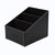 I-Mart PU Leather Remote control/controller TV Guide/mail/CD organizer/caddy/holder with (Black)