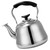 Cabilock Buzzing Kettle Boiling Stovetop Kettle Whistling Teapot Stove Tea Kettle Tea Kettles Stovetop Whistling Tea Pot Camping Tea Kettle Boiled Kettle Stainless Steel Beep Iron Kettle