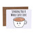 Sending You A Whole Latte Love Coffee Pun Blank Greeting Card With Envelope