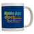 Teeburon Didgeridoo Players duet better Mug 11 ounces ceramic