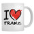 Teeburon I love Franz chalk style Mug