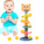 Spiral Ball Drop Tower | Ball Drop Swirling Roll Educational Activity Toys, Balls Ramp Whirling Stack and Toss Game for Kids