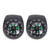 Unomor 4 Pcs Pocket Watch Compass Hiking Watch Wrist Compass Navigation Compass Wristband Compass Outdoor Compass Adventure Compass Watch Band Compass Outdoor Product Camping
