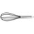 Fackelmann 10.6" Stainless Steel/Silicone Whisk, Silver/Black