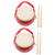 ibasenice 2 Sets Drum Kids Toy Kids Early Kids Musical Pretend Toy Musical Toys for Kids Musical Toys for Toddlers Kids Educational Toys Wooden Musical Instrument Child Cowhide Puzzle
