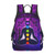 Large Capacity College Backpack Compatible with Seven Chakra Yoga Meditation Lotus Purple Mandala, Durable and Lightweight Middle High Rucksack Bookbag for Laptop Backpack