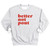 Spunky Pineapple Better Not Pout Christmas Sweatshirt (X-Large, Ash)